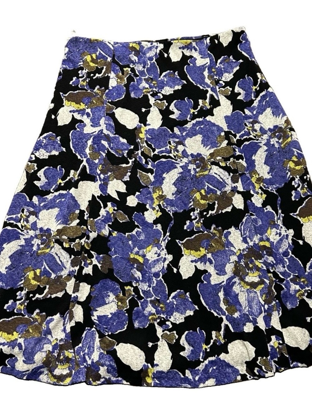 Women’s Jones New York Black Purple White Skirt Size Medium